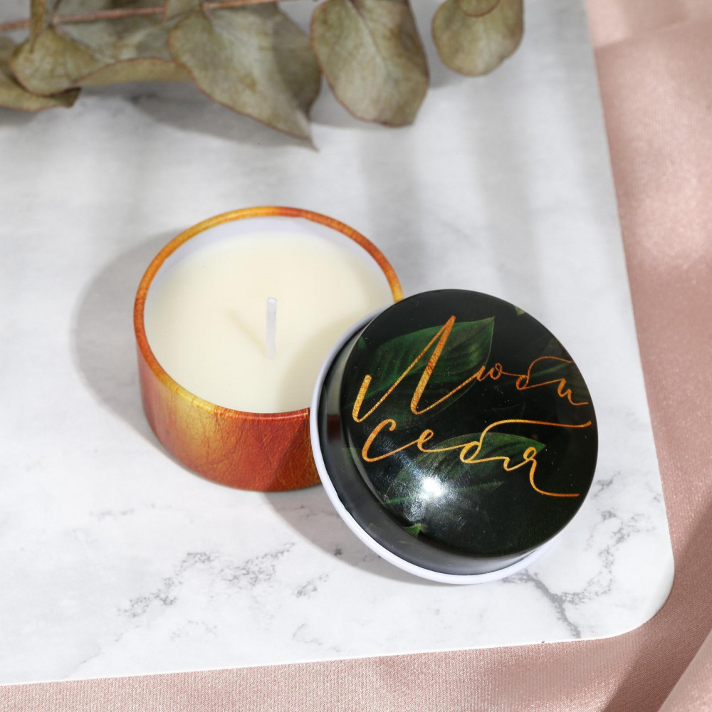 Свеча в железной банке «Люби себя» | 8 Марта