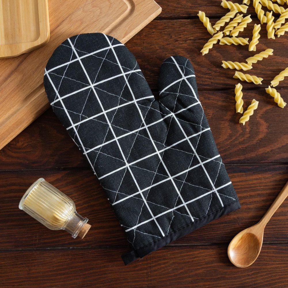 Варежка-прихватка «Клетка» | Клетка | Доляна