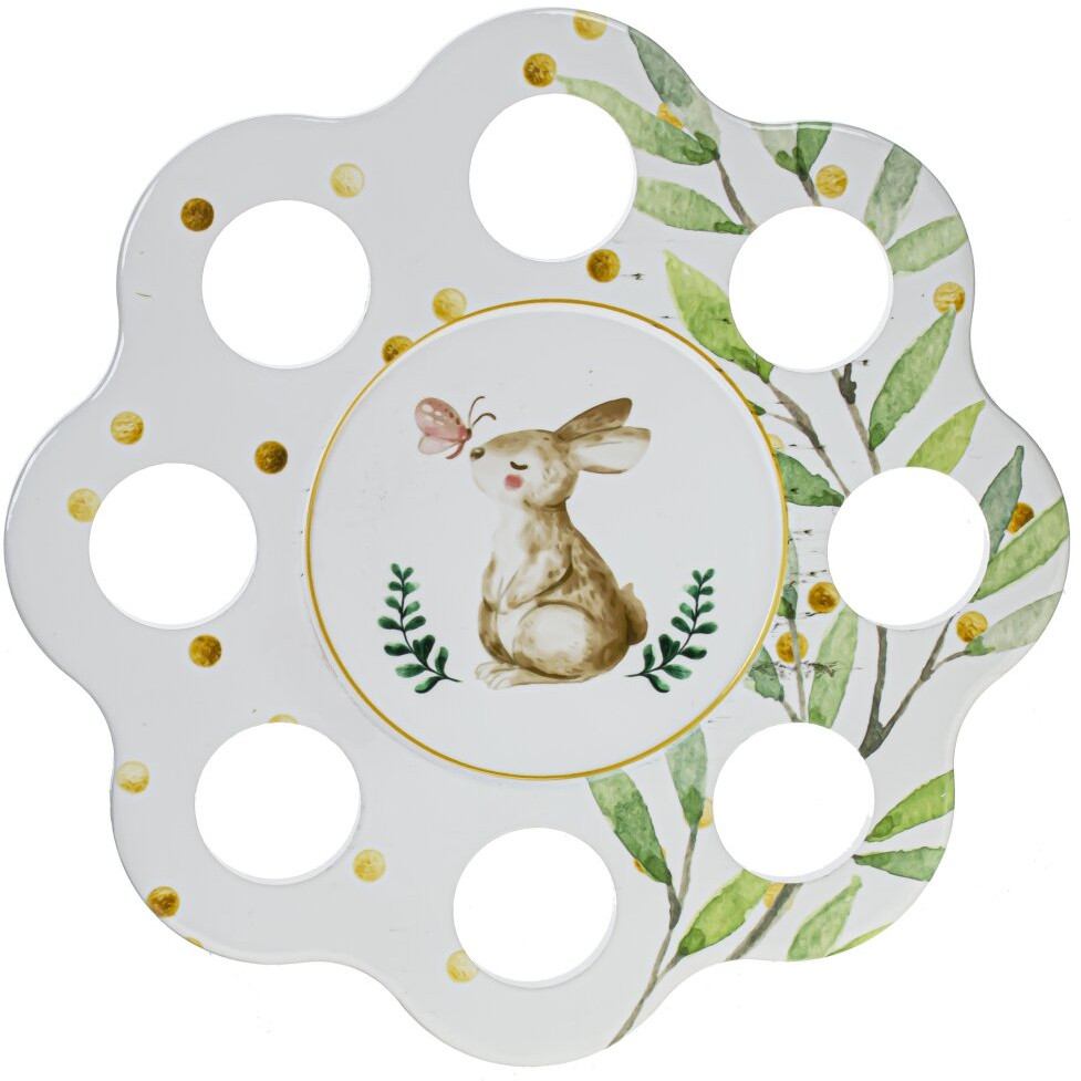 Подставка для яиц | Пасхальный декор «Солнечный зайчик» | Remeco club