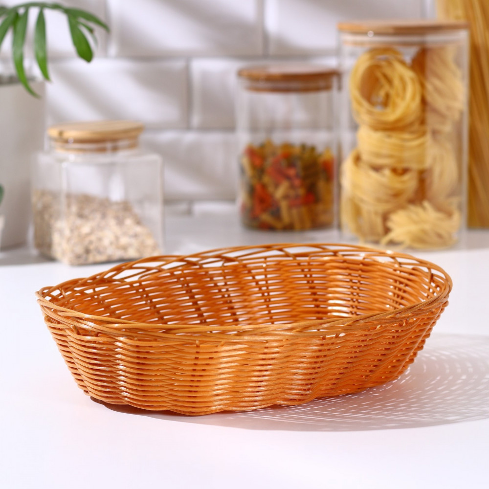 Корзинка для фруктов и хлеба «Капучино» | Доляна