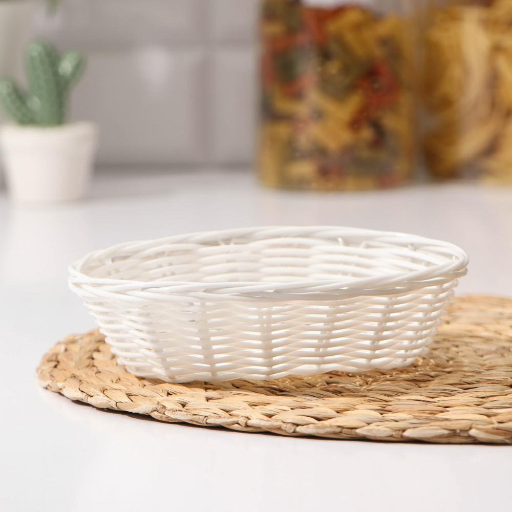 Корзинка для фруктов и хлеба «Молоко» | Доляна