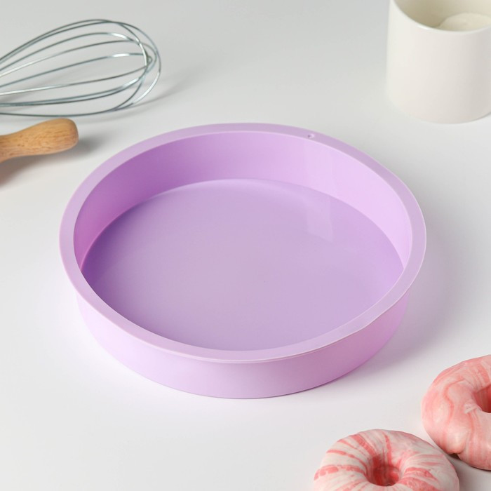 Форма для выпечки «Круг» | Силиконовые формы для выпечки «Круг» | Доляна