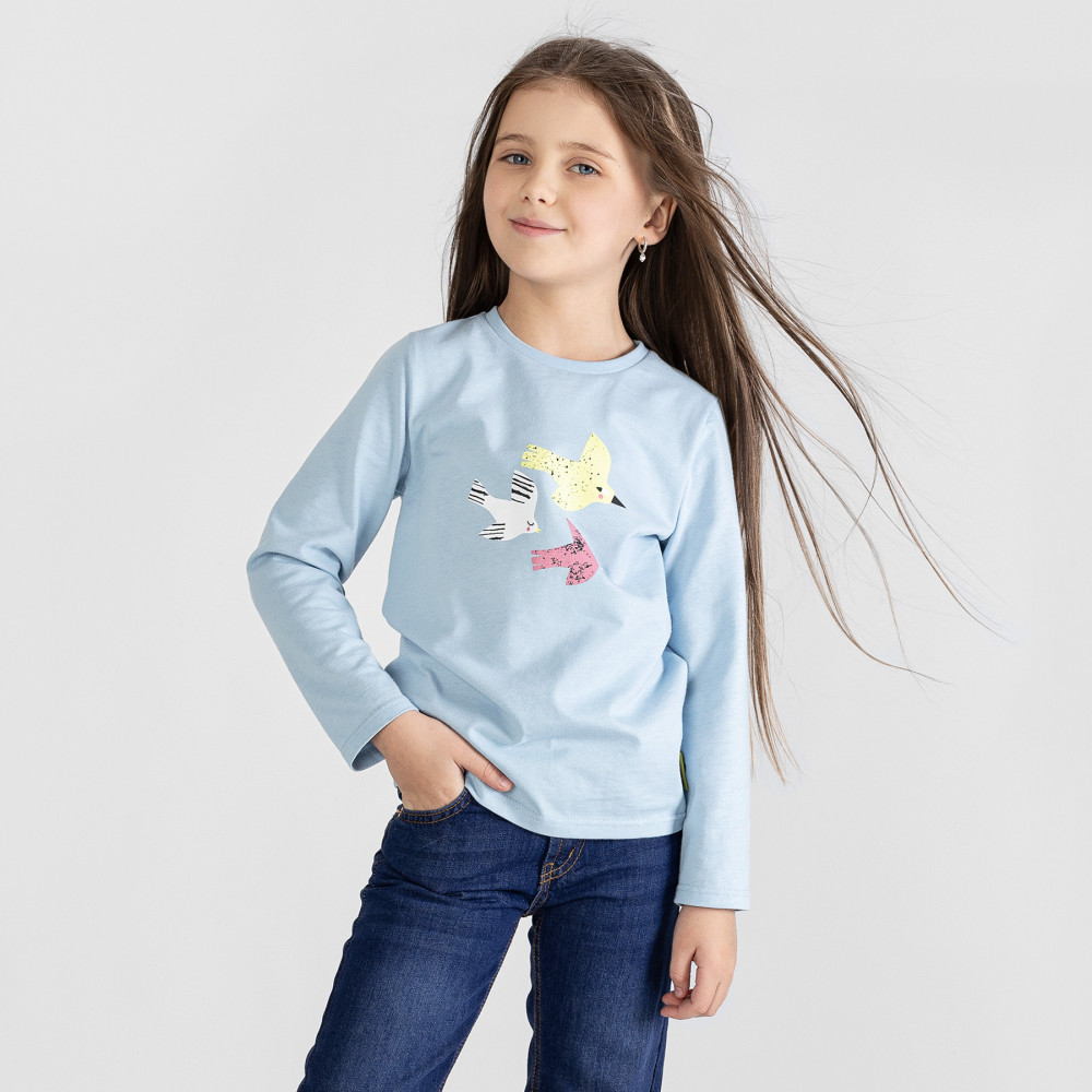 Лонгслив для девочек | Весна 2024 | Bossa Nova