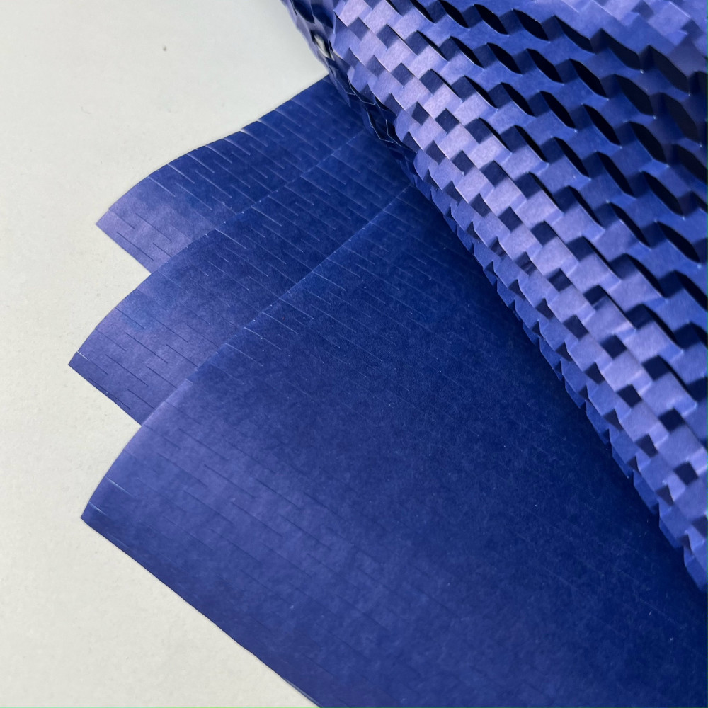 Набор упаковочной сотовой бумаги «COLOR» цвет Синий | Carrero creative homе