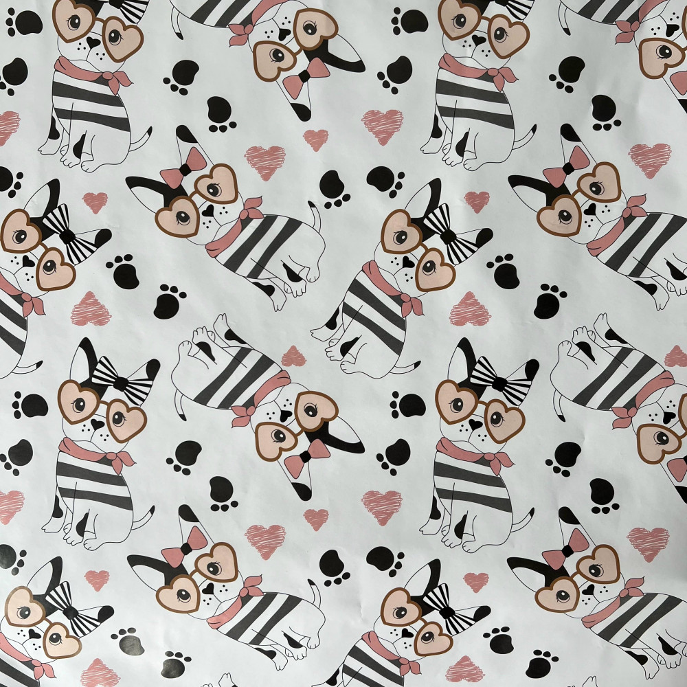 Бумага упаковочная глянцевая «Полосатый». | Carrero creative homе