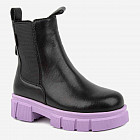 черный-сиреневый