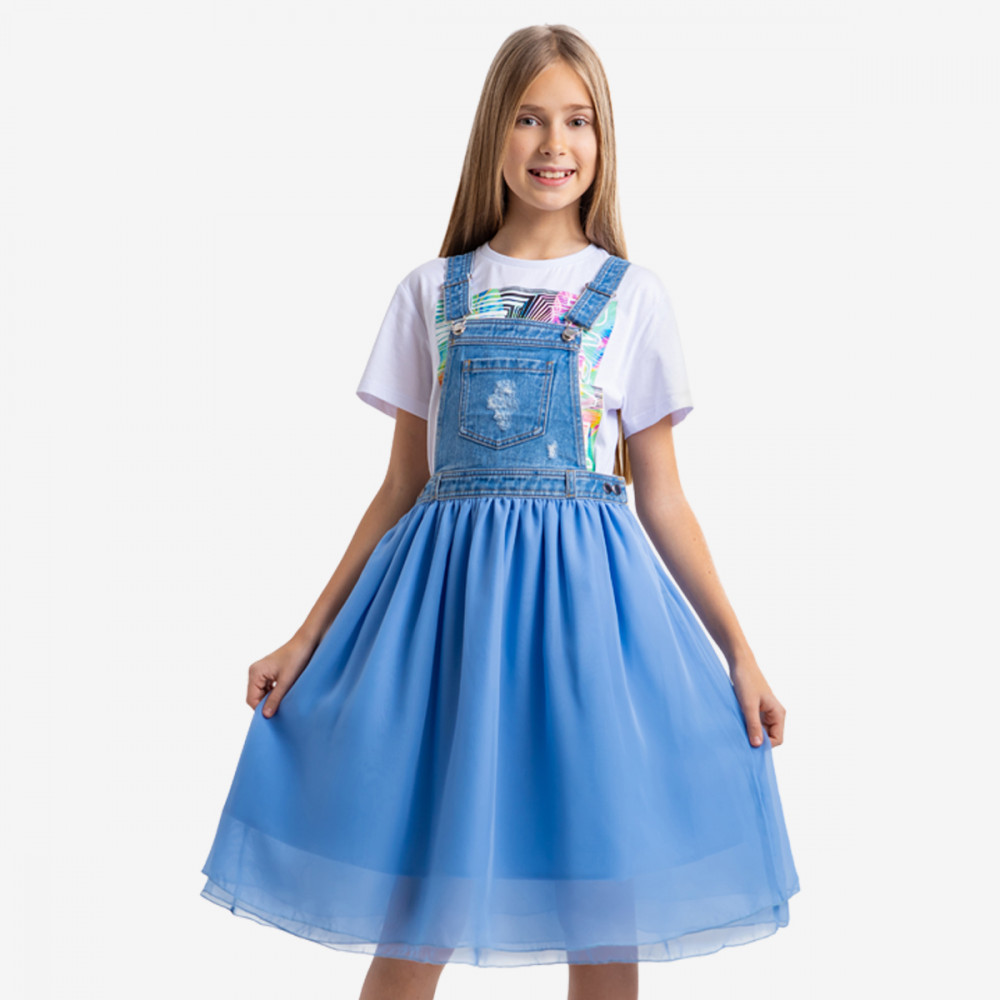 Юбка-сарафан для девочек | Kapika