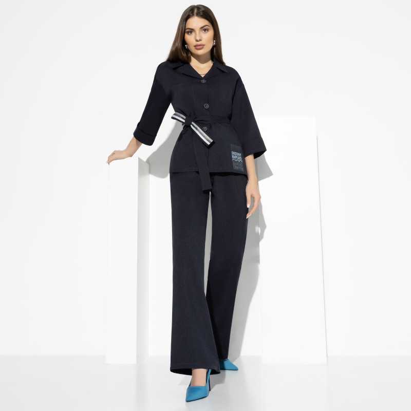 Костюм женский «Образец совершенства, star, 2 в 1, с поясом» | Charutti