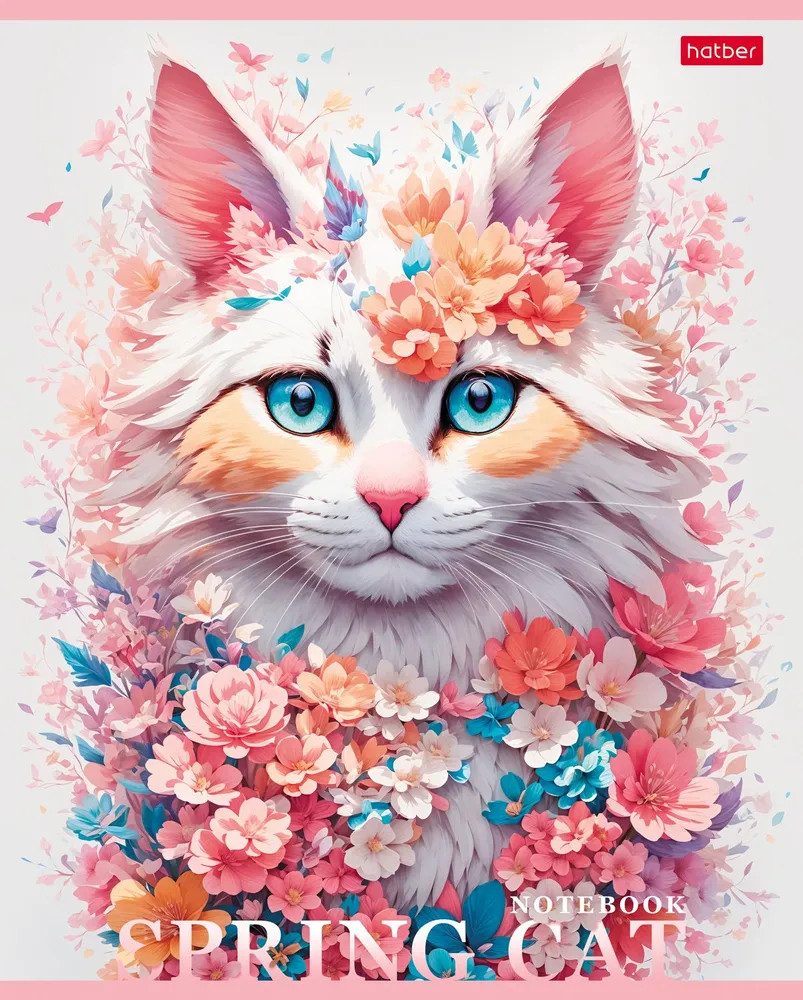 Тетрадь общая «Spring Cat» | Hatber