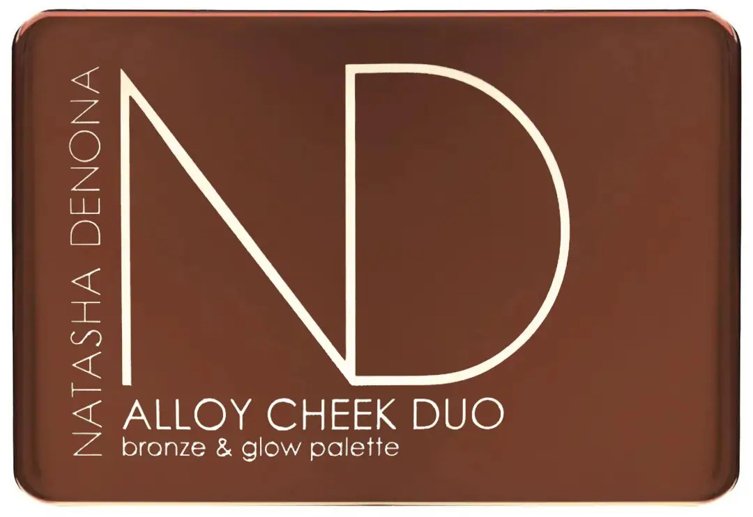 Палетка для лица «Alloy Cheek Duo bronze & glow palette», оттенок 01 | Natasha Denona