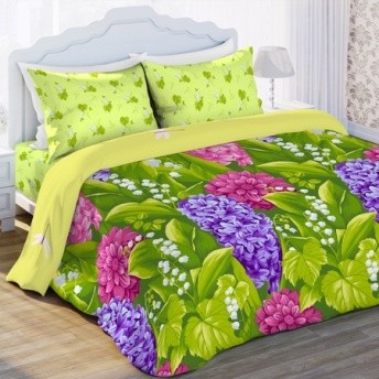 Комплект постельного белья «Гиацинт» (арт. 10618, семейный, БИОкомфорт, 2 наволочки 70х70)