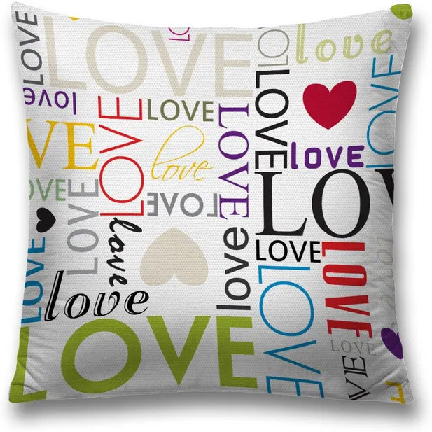 Наволочка декоративная «Мир любви» | Мир любви | JoyArty