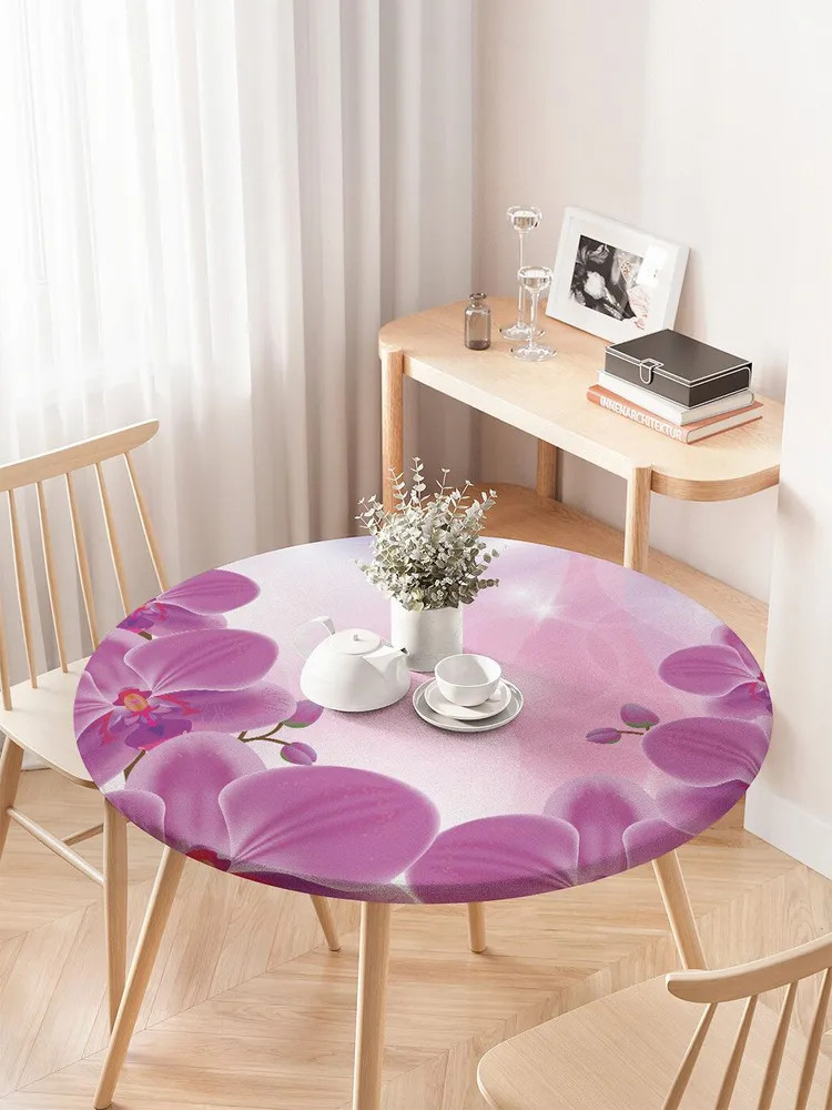 Скатерть на резинке «Веточки орхидеи» | Веточки орхидеи | JoyArty