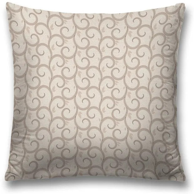 Наволочка декоративная «Завитки обычные» | Завитки обычные | JoyArty