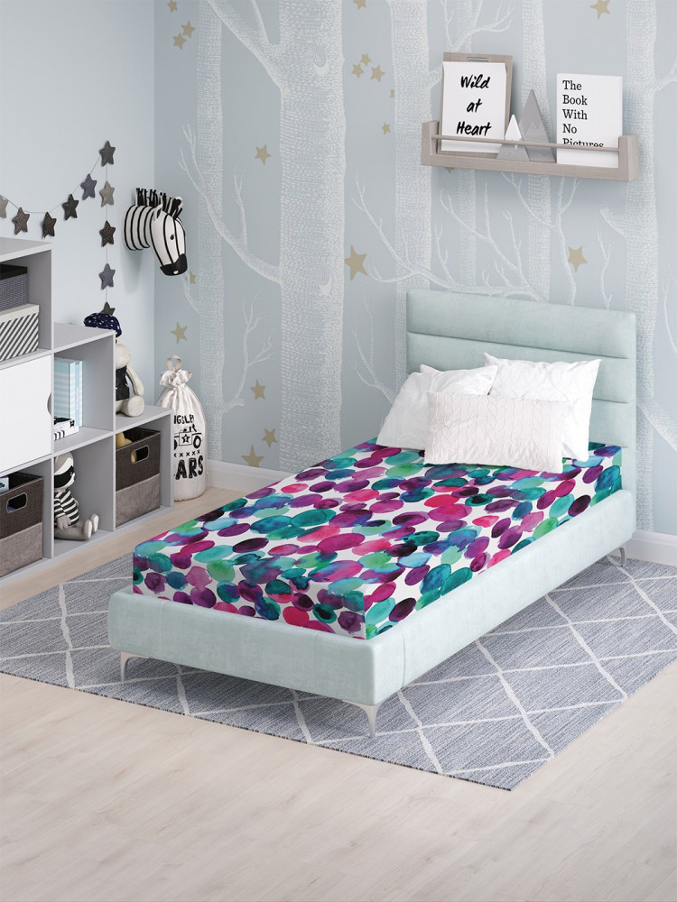 Простыня на резинке | Праздничное конфетти | Ambesonne