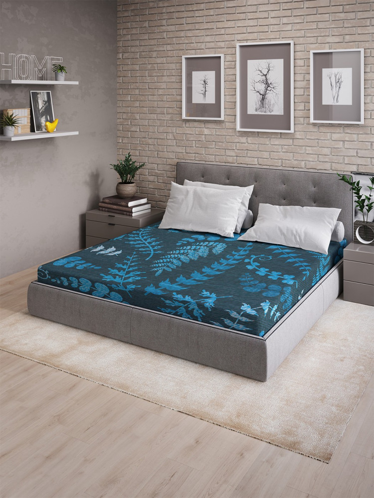 Простыня на резинке | Цветочный отпечаток | Ambesonne