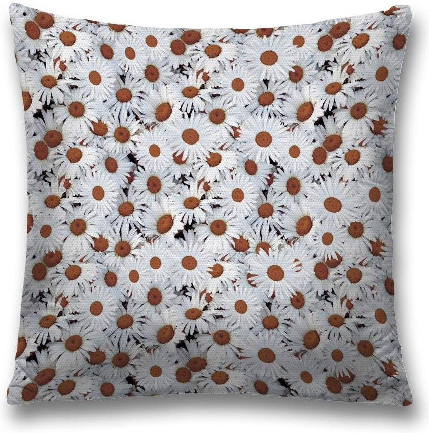 Наволочка декоративная «Ромашковая земля» | Ромашковая земля | JoyArty