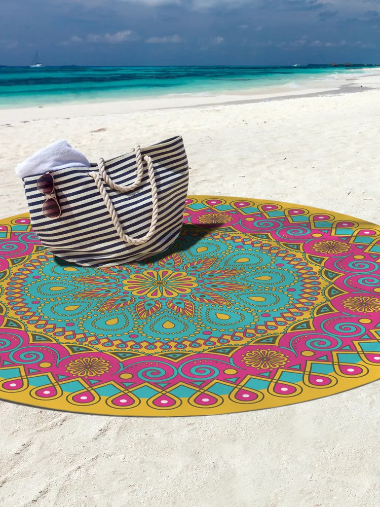 Коврик-парео пляжный | Мандала жизни | JoyArty