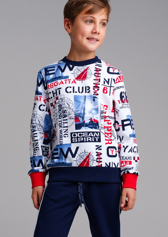 Свитшот для мальчиков | Yacht Crew | PlayToday