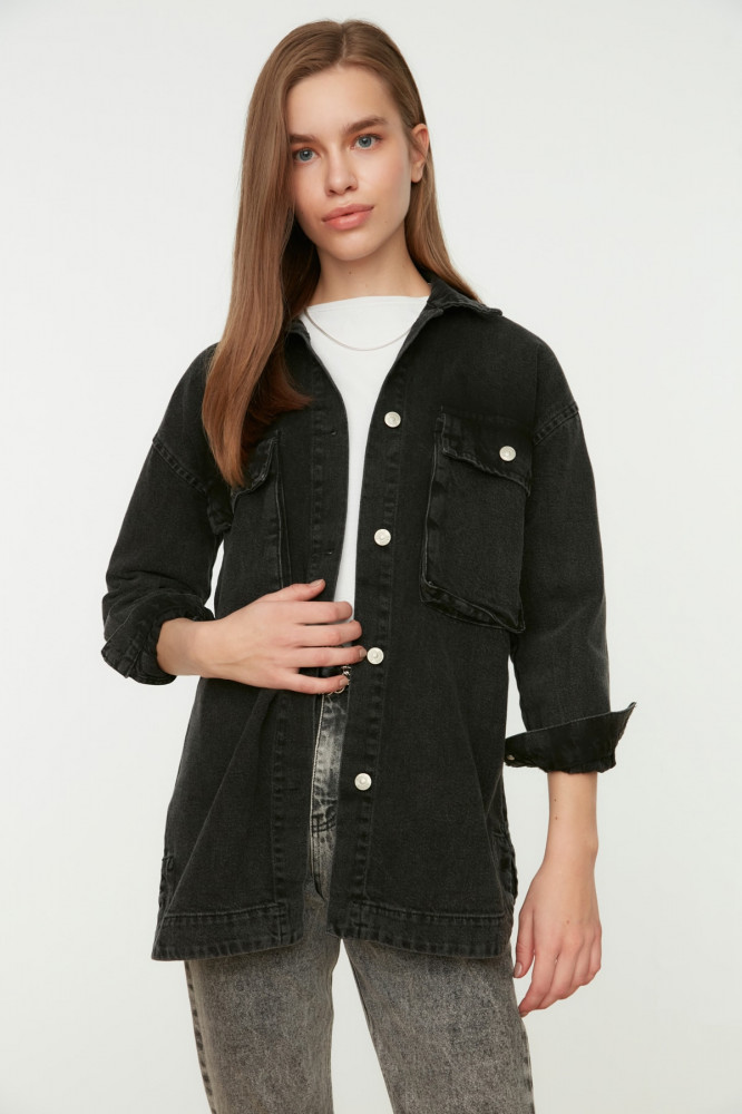 Куртка джинсовая женская | Trendyol