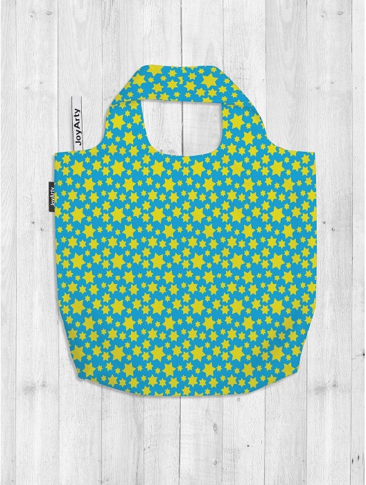 Сумка-авоська «Шестиконечные падающие звезды» | Шестиконечные падающие звезды | JoyArty