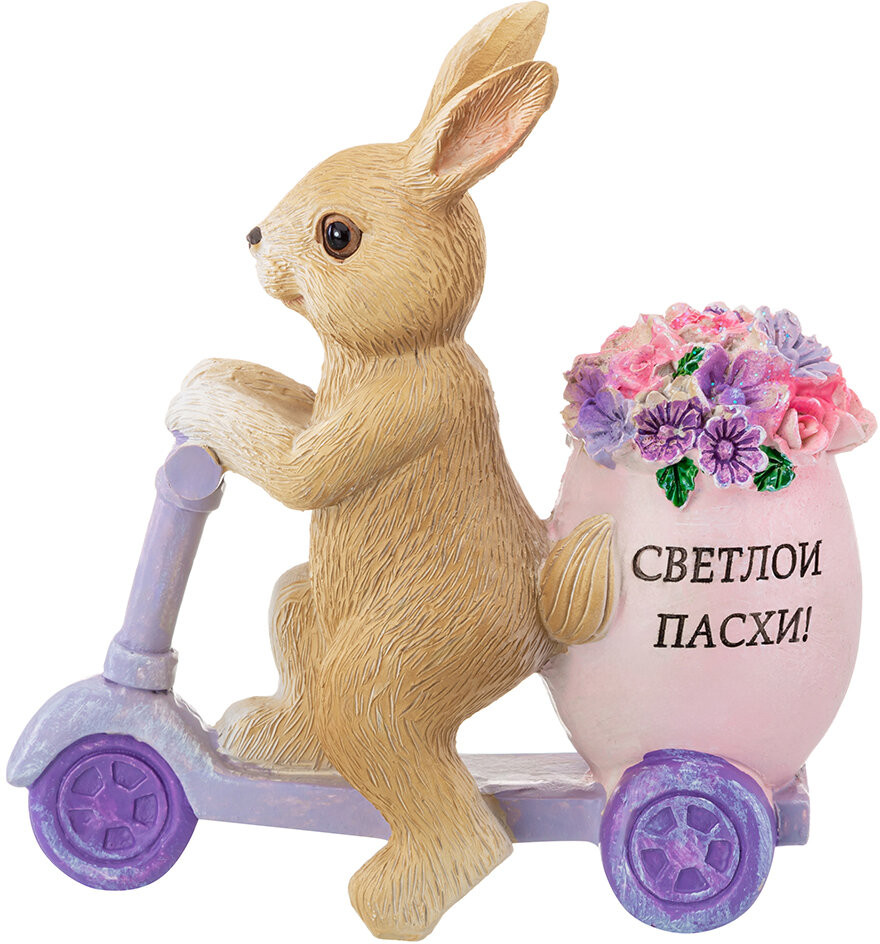 Фигурка декоративная «Кролик на самокате» | Elan Gallery