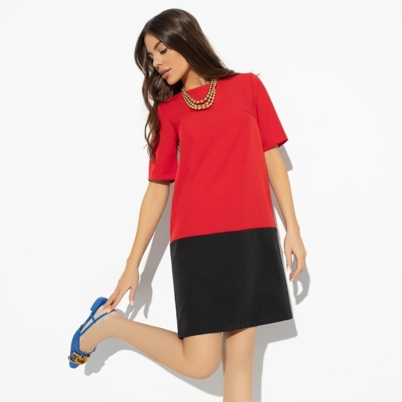 Платье женское «Всё идеально, red black» | Charutti