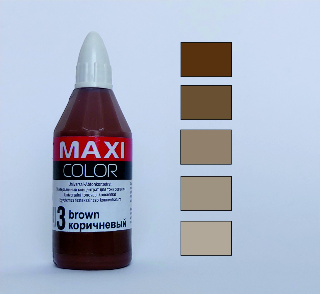 Колер концентрат Maxi 3, коричневый | MaxiColor