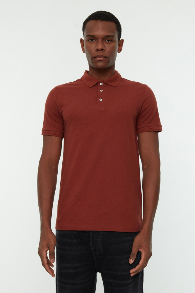 Футболка-поло мужская | Trendyol