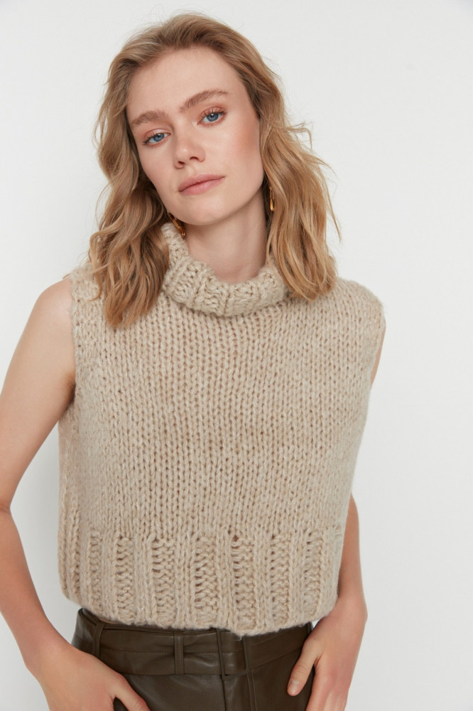 Жилет женский трикотажный | Trendyol