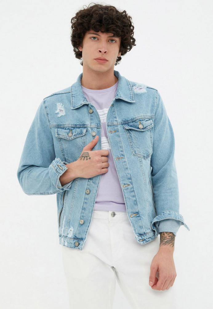 Куртка джинсовая мужская | Trendyol