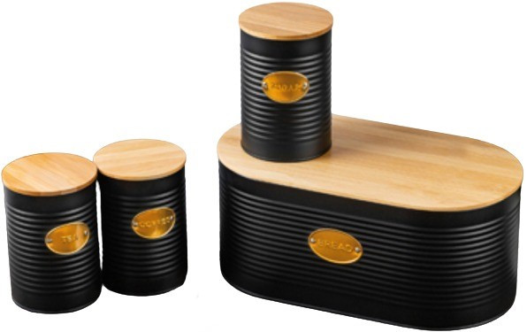 Набор банок и хлебницы с крышками | Elan Gallery