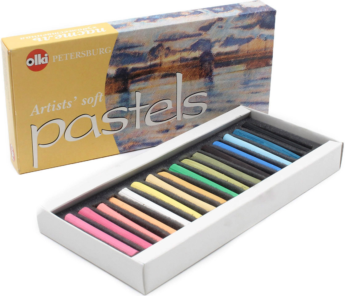 Набор пастели художественной №10 «Ассорти» | Soft | Olki