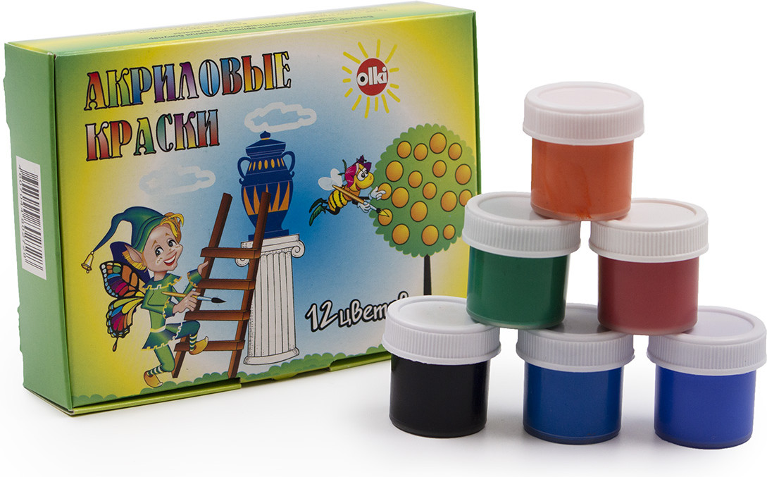 Набор красок акриловых «Планета творчества» | Планета творчества | Olki