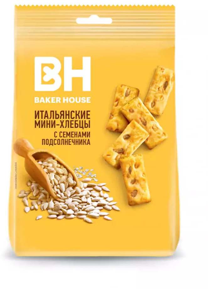 Хлебцы итальянские с семечками и солью | Baker House