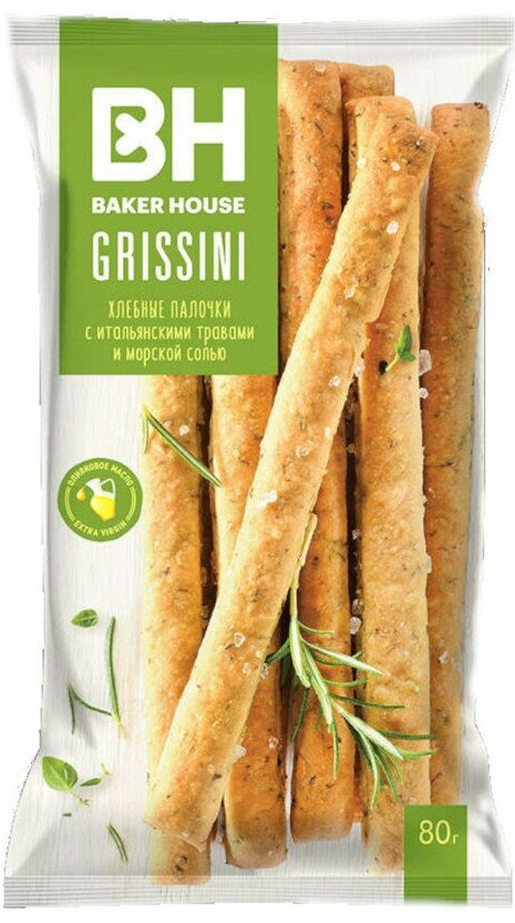 Хлебные палочки с итальянскими травами «Grissin» | Baker House