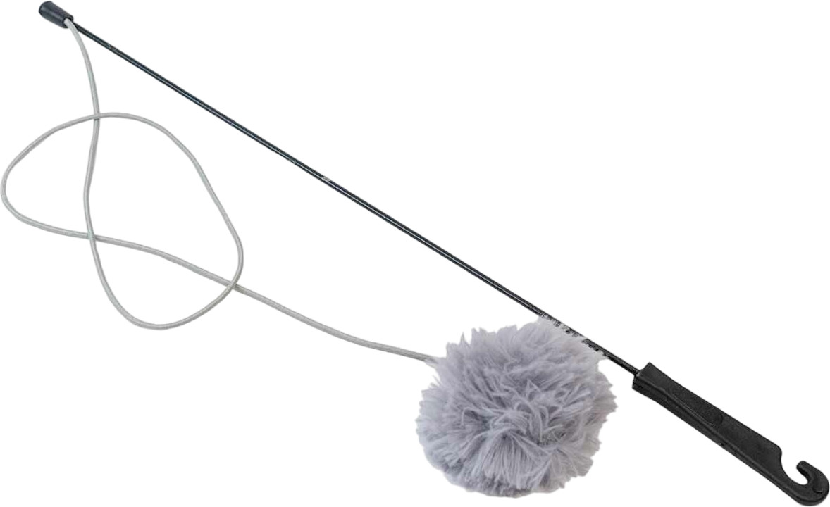 Удочка-дразнилка с помпоном | Ред Пластик