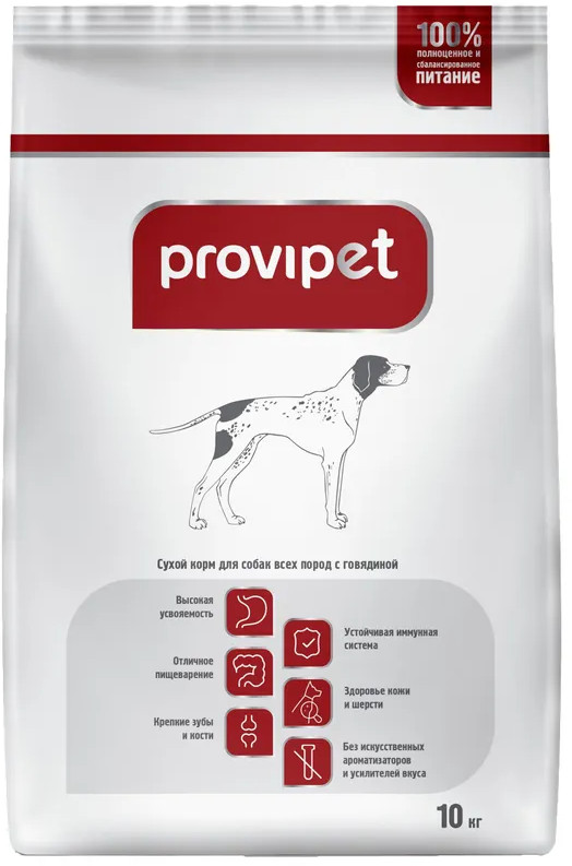 Корм для собак всех пород с говядиной «Base» | Provipet