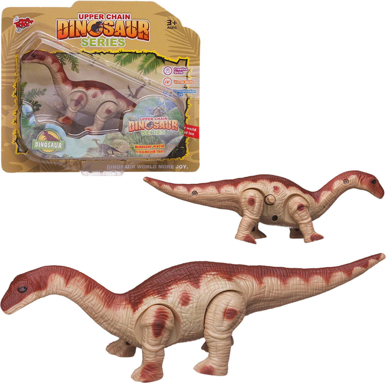 Игрушка заводная «Брахиозавр» | Удивительный мир динозавров | Junfa Toys