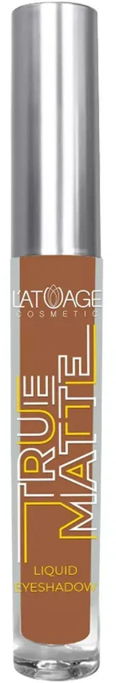 Тени для век жидкие «True Matte», оттенок 809 Коричневый | L’atuage Cosmetic