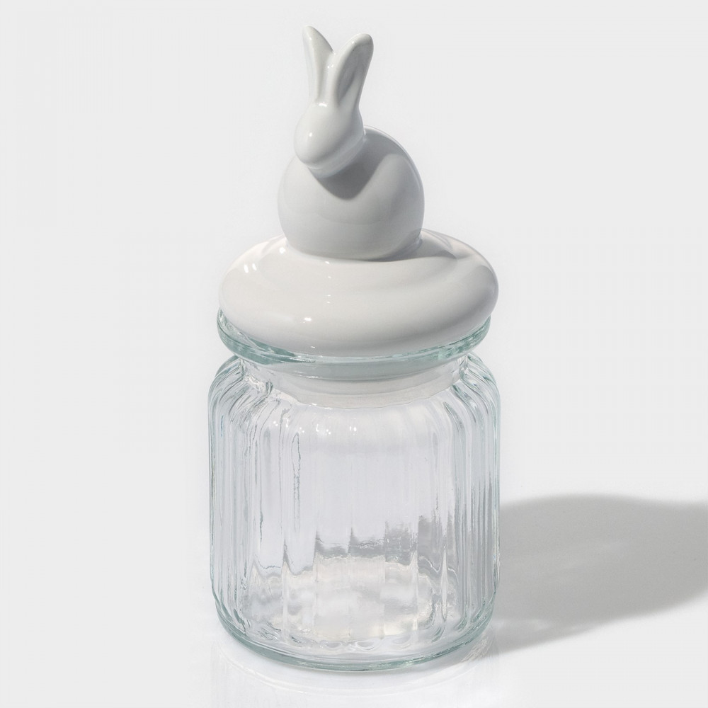 Банка для сыпучих продуктов «Зайка» | Зайцы | Доляна