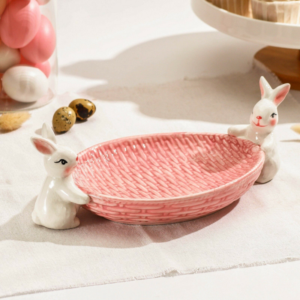 Блюдо «Зайка» | Забавные зайцы | Доляна