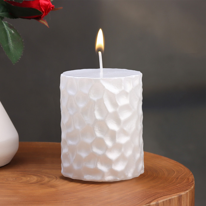 Свеча-цилиндр «Iceberg»