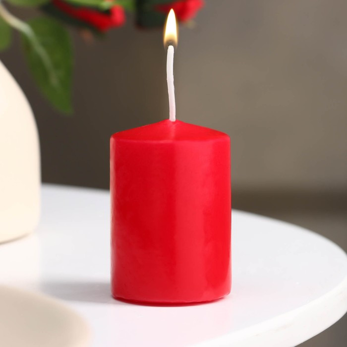 Свеча-цилиндр ароматическая «Сладкая малина» | Богатство аромата