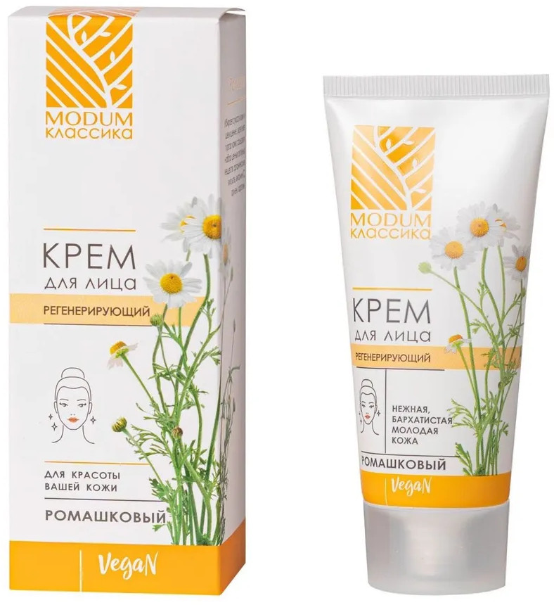 Крем для лица регенерирующий «Ромашковый» | Modum