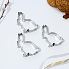 Набор форм для вырезания печенья «Кролики»