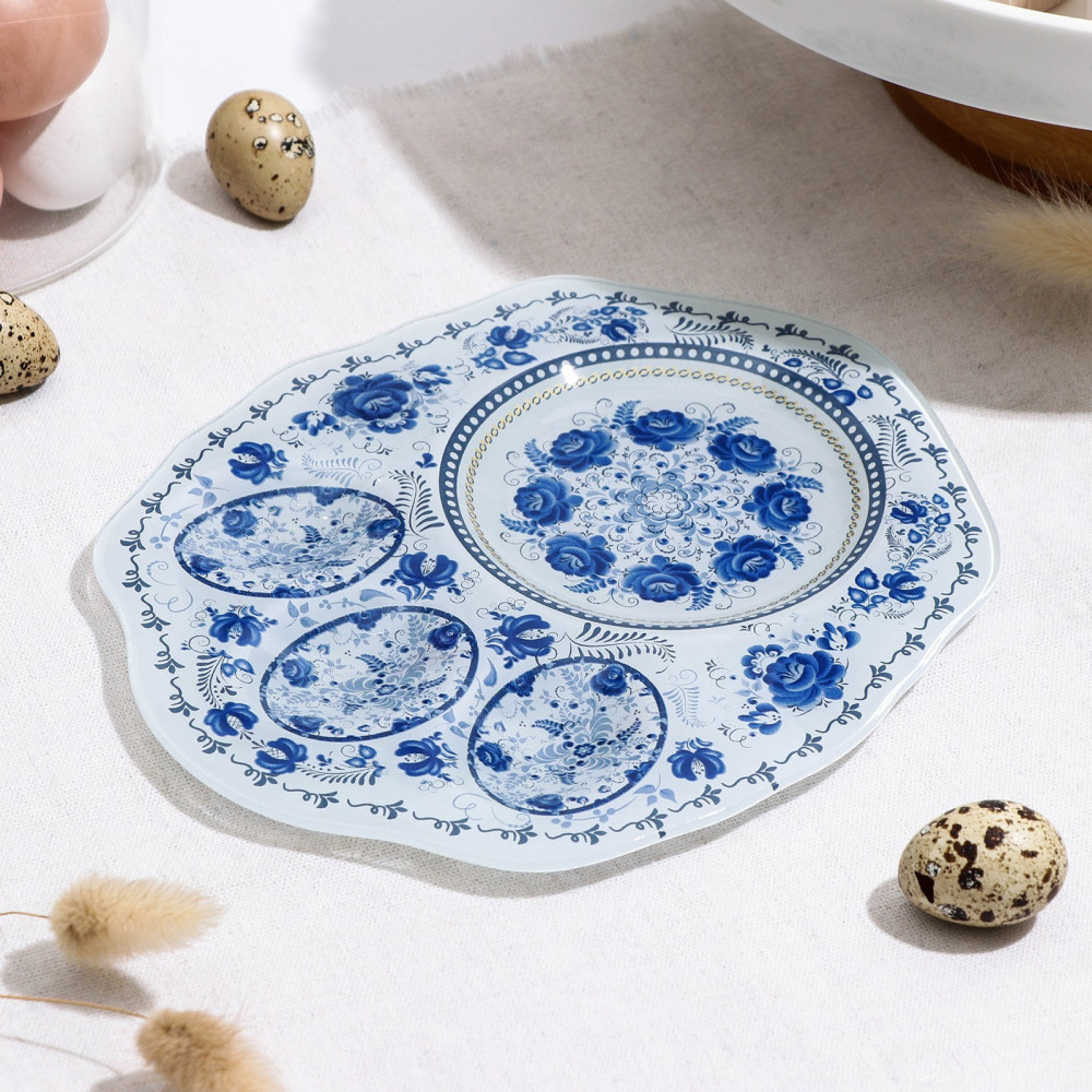 Подставка для яиц «Цветочная роспись» | Пасха | Доляна