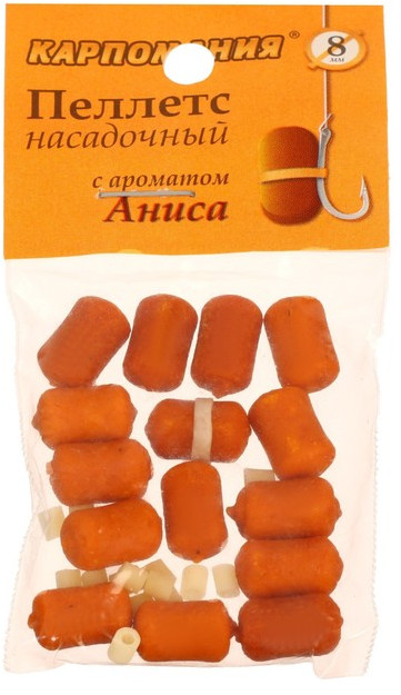 Пеллетс на резинке насадочный плавающий с ароматом аниса | Carpomaniya
