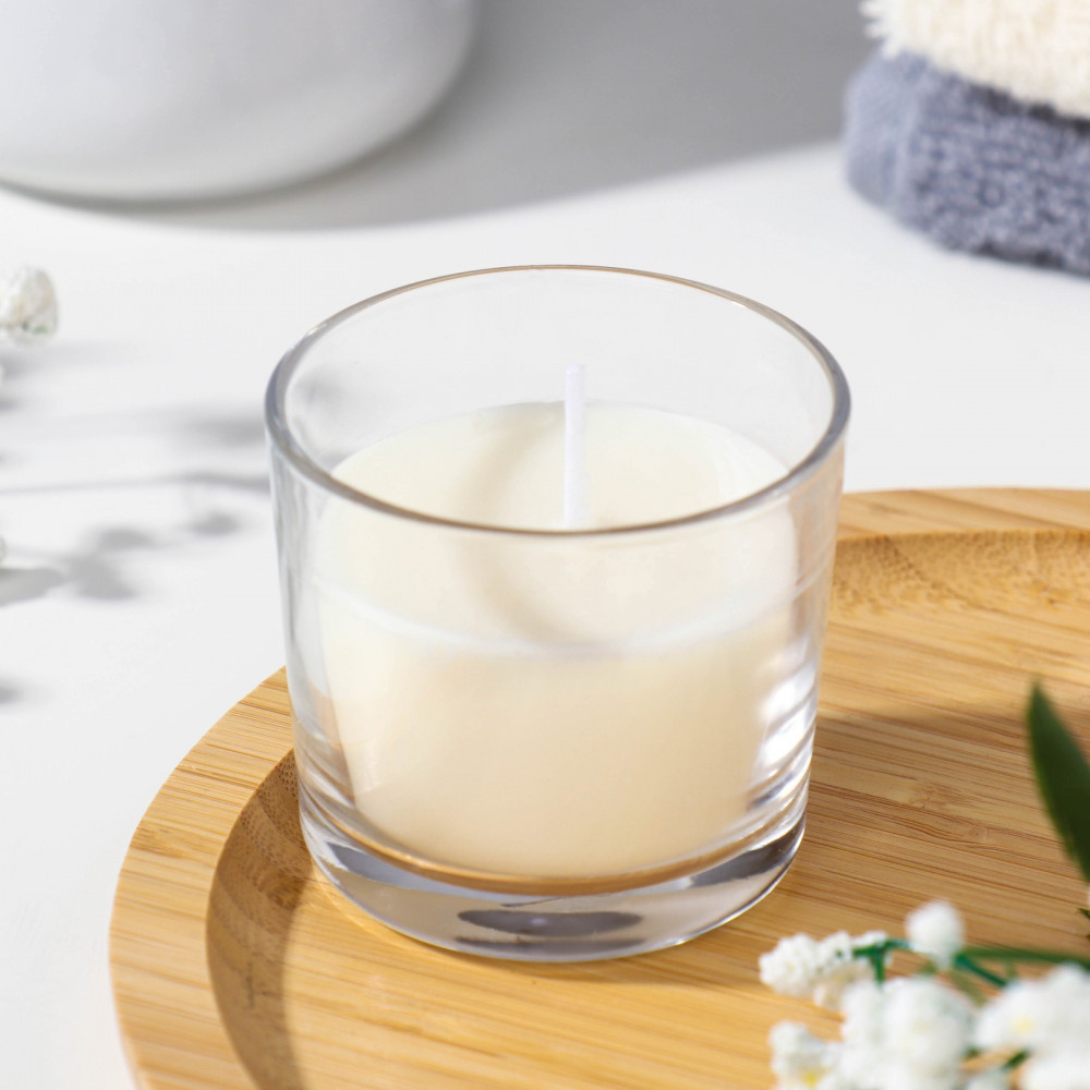 Свеча ароматическая в стакане «Жасмин»