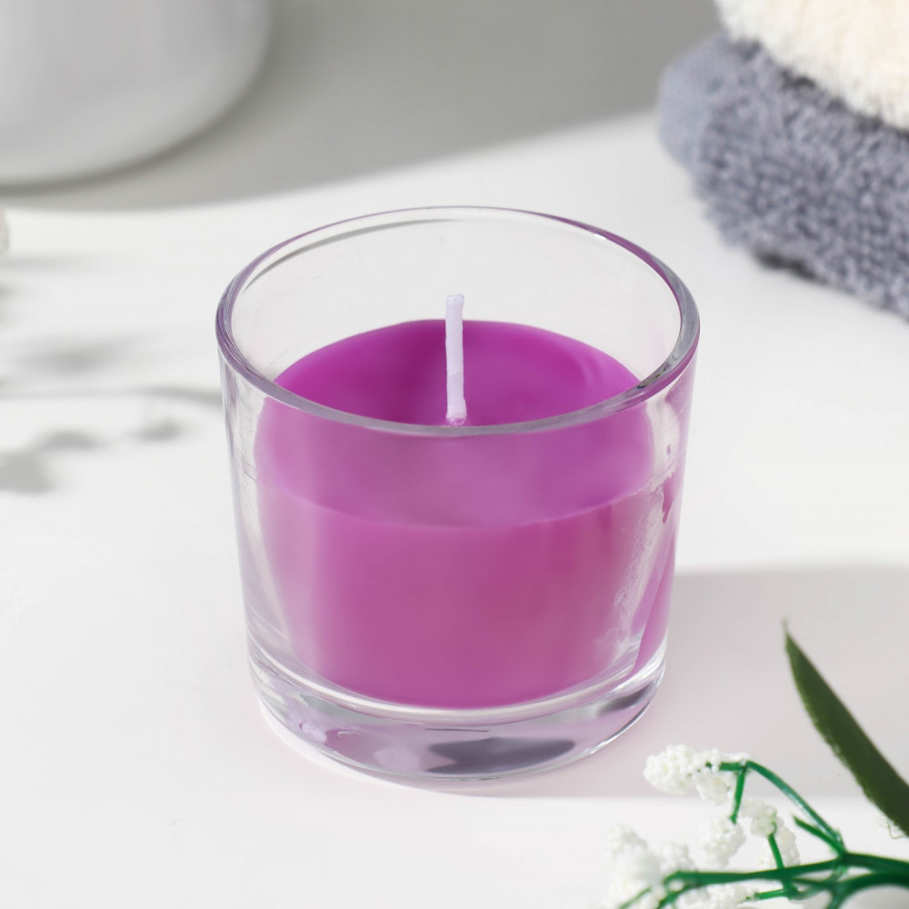 Свеча ароматическая в стакане «Смородина»